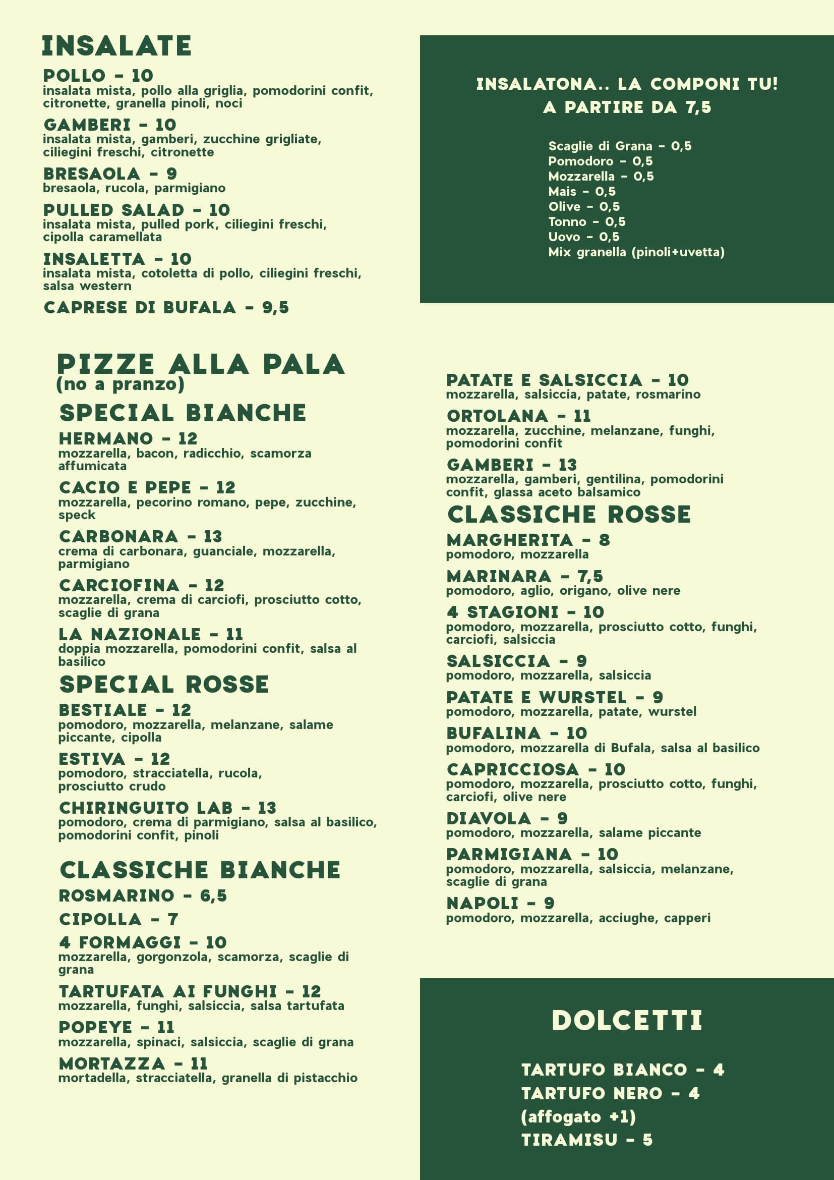 Menu page 2